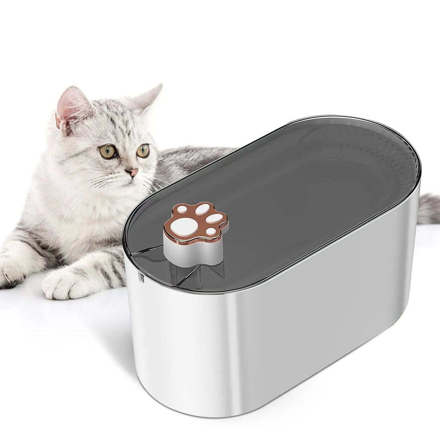 3L Automatic Pet Water Fountain...Ultra-Quiet w/ LED Light