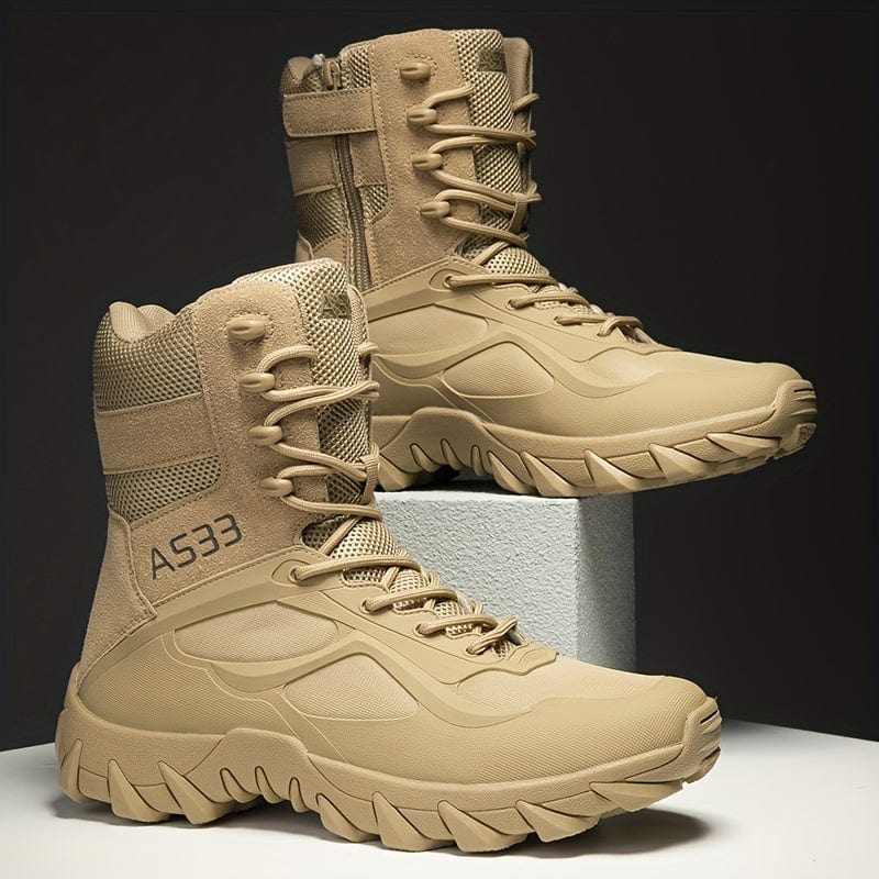 Men's Military Tactical Boots Wear-resistant Non-slip Combat Boots For Outdoor Hiking Trekking