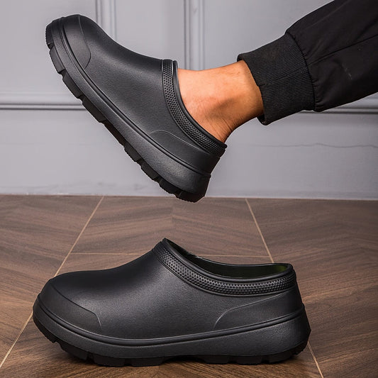 Men's Food Service Restaurant Shoes, Slip  Resistant Oil Resistant Shoes Chef Shoes For Kitchen Safety Shoes Work Shoes