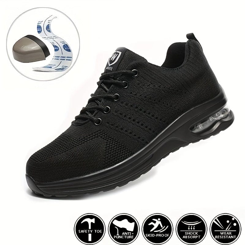 Men's Puncture Proof Steel Toe Non-Slip Work Safety Shoes Construction Industrial Shoes