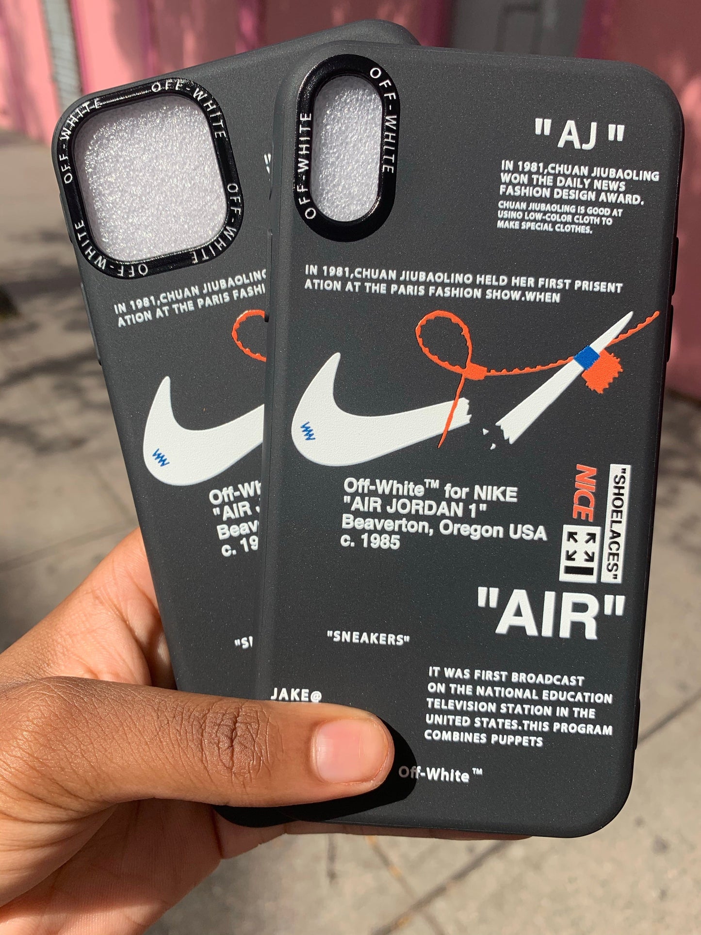 Nike x Off White iPhone Case