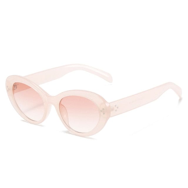 Retro Jello Candy Oval Sunglasses